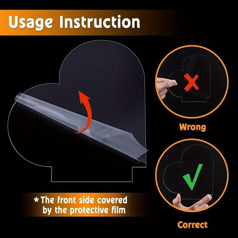 Dad Night Light, 2D Acrylic Heart Shaped Father & Child Desk Lamp, Personalized Father's Day Gift for Dad, Warm White LED Bedside Lamp, Birthday Christmas Thanksgiving Gift for Dad, USB Powered Home Decor Night Light