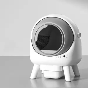 High Quality All-in-One Smart Cat Litter Box Auto-Roll Scooping and Monitoring Cat Health Easy Clean