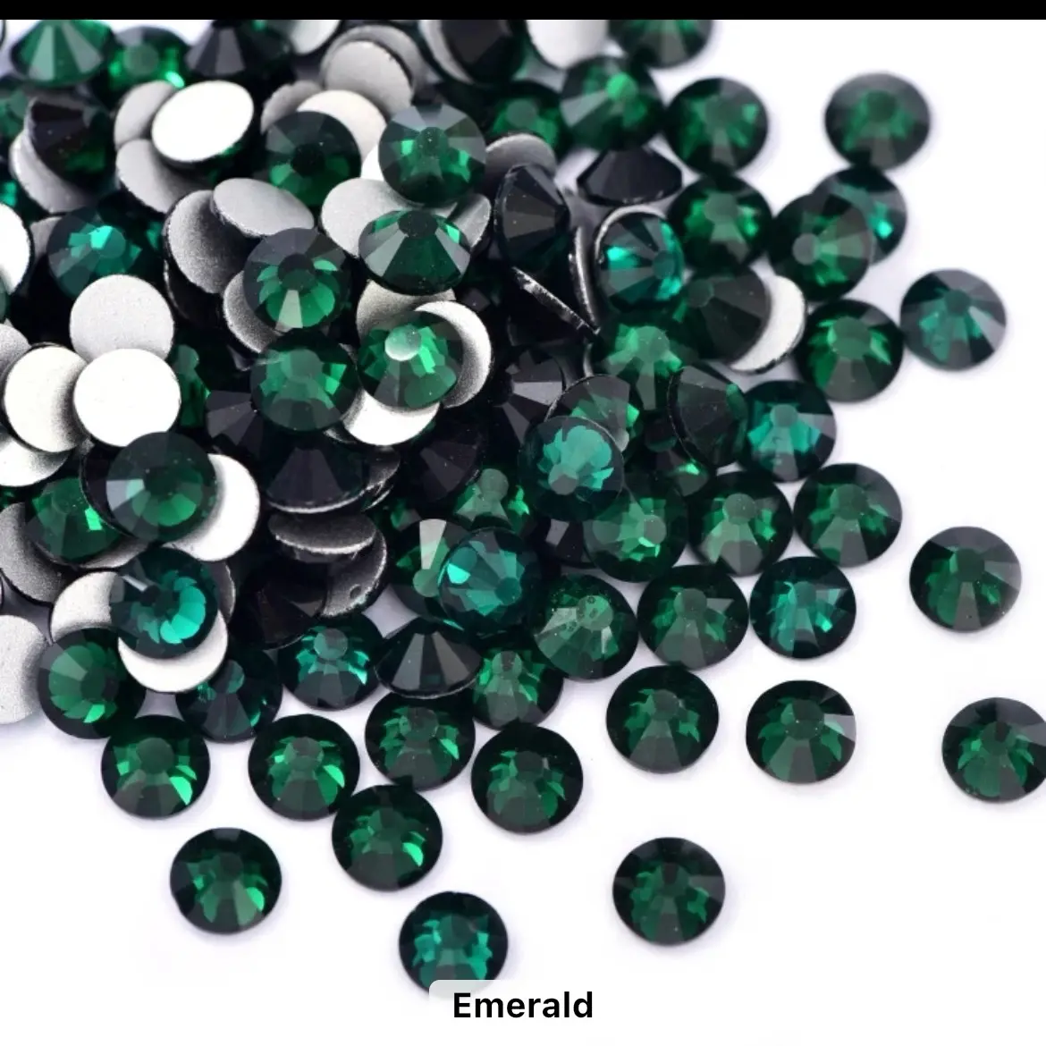 SS20 Emerald Glass Rhinestones