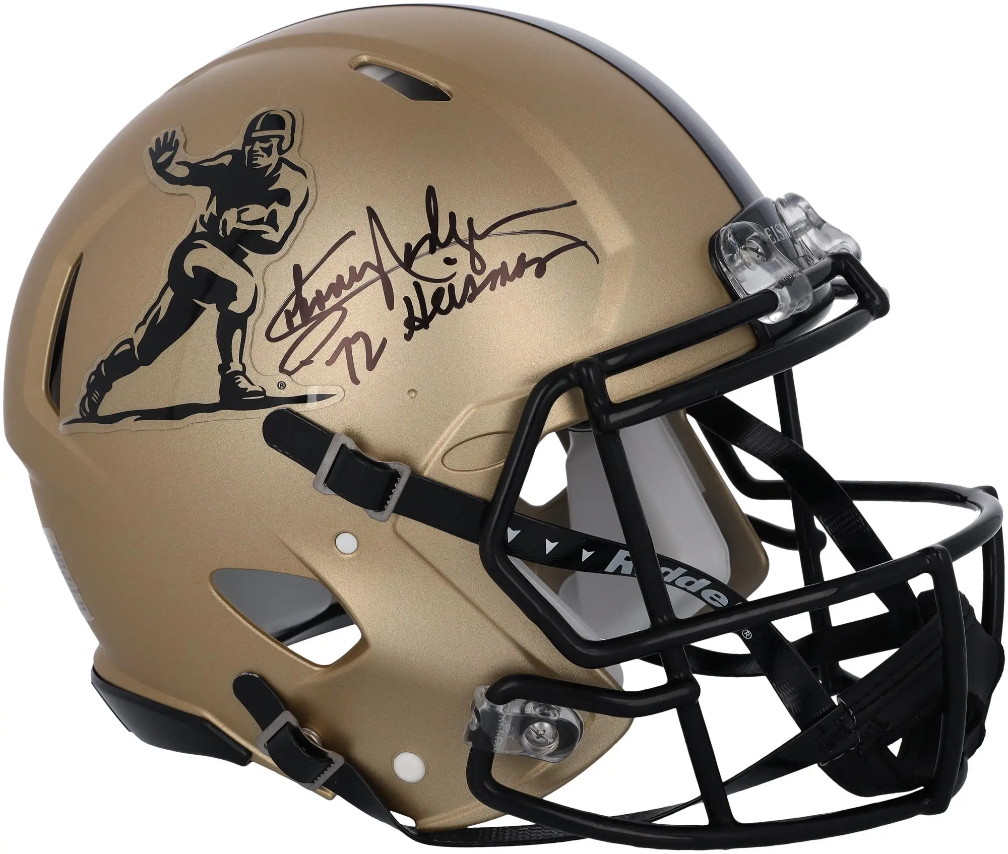 Johnny Rodgers Cornhuskers Signed 2023 Riddell Heisman Authentic Helmet w/Insc