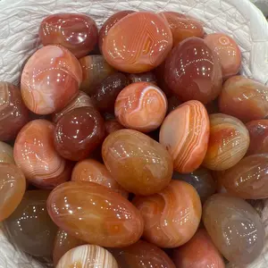 Carnelian tumble stone