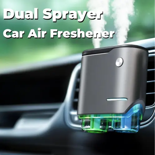 New Car Air Freshener Diffuser - 20pcs Scented Fragrance Essential Oil, Dual Sprayer Car Aroma Diffuser, Car Accessories Luxury Gift Set New Car Air Freshener Diffuser - 20pcs Scented Fragrance Essential Oil, Dual Sprayer Car Aroma Diffuser, Car Accessories Luxury Gift Set