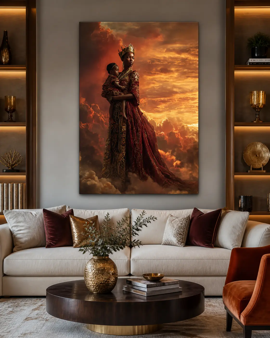African Queen Mother Wall Art