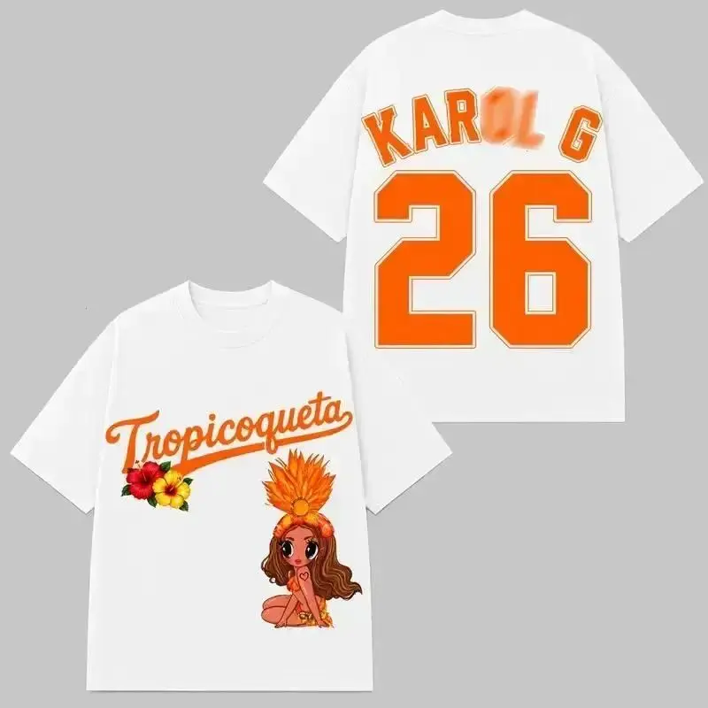 [FREE SHIP] Tropitour 2026 World Tour T-Shirt, Tropicoqueta Concert Merch, La Bichota Graphic Tee, Latin Reggaeton Music Shirt, Retro Tour Dates Apparel