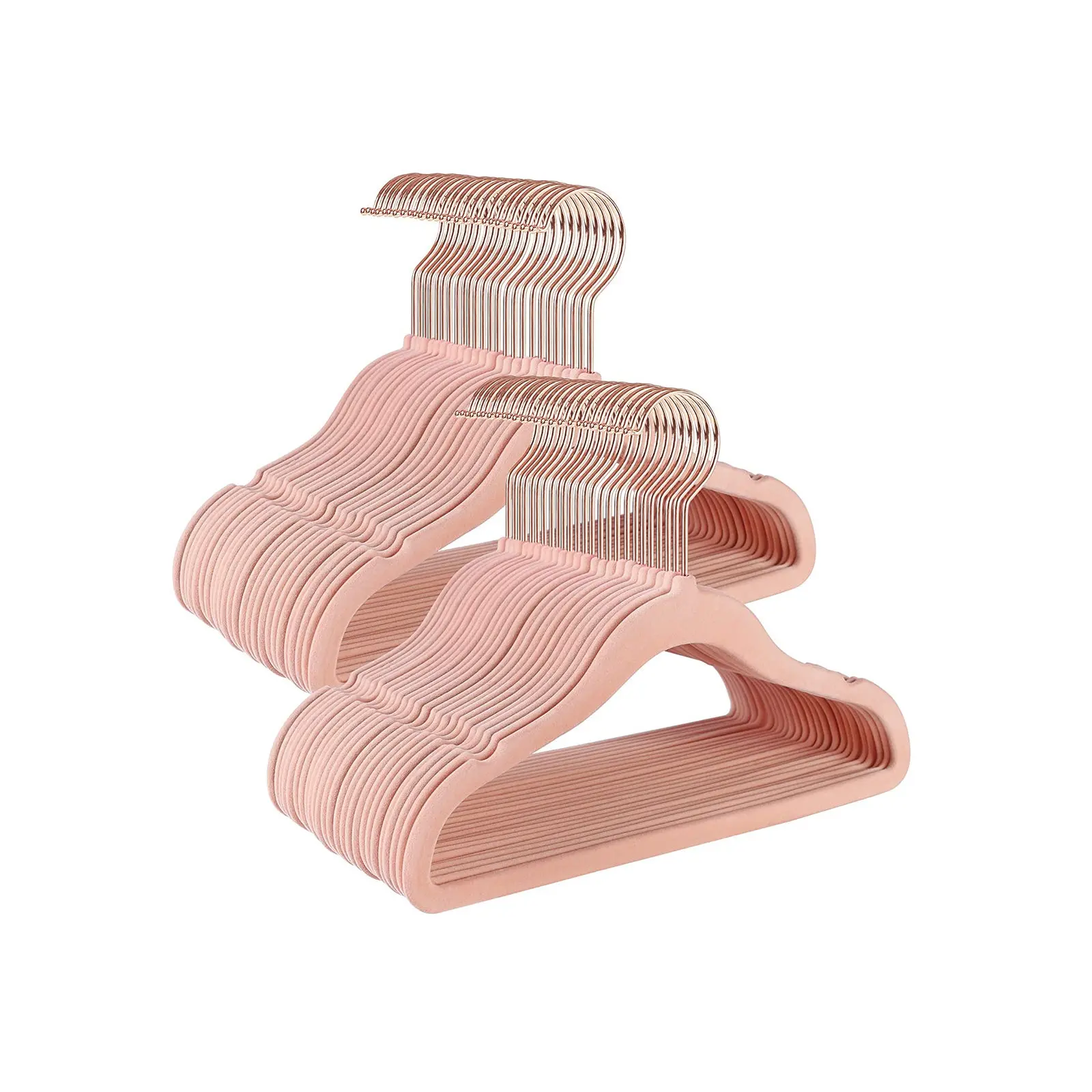 SONGMICS Baby Hangers 50 Pack, Kids Hangers for Closet, Rose Gold 360° Swivel Hooks, Space-Saving Clothes Hangers SONGMICS Baby Hangers 50 Pack, Kids Hangers for Closet, Rose Gold 360° Swivel Hooks, Space-Saving Clothes Hangers