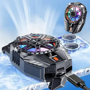 Universal Phone Cooler Stand Adapter for Gaming/live Streaming, Adjustable Width 85mm, Magnetic Type-C Interface, Cool Smartphone Accessory