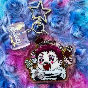 Mochi Man Keychain (One piece Anime inspo)