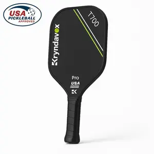 Kryndavox T700 Pure Carbon Fiber Pickleball Paddle - 16mm - US Pickleball Association Certified - Lightweight Polypropylene Cellular Core - Fully Encased Carbon Fiber with Larger Sweet Spot