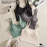 Women's Solid Sports Bra Pack, Quick-Drying Breathable Comfortable Crop Cami Top for Yoga Gym Workout Running, Ladies Sportswear for Indoor and Outdoor Wear, Women Workout Clothes, Workout Bras, Sporty Bra, Summer Athletic Wear, Exercise Bra