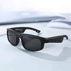 Smart Glasses with Bluetooth, Polarized Lens, Mic & Speakers, UV Protection, and Voice Assistant - Wearable Wireless Headphone Smart Sunglasses