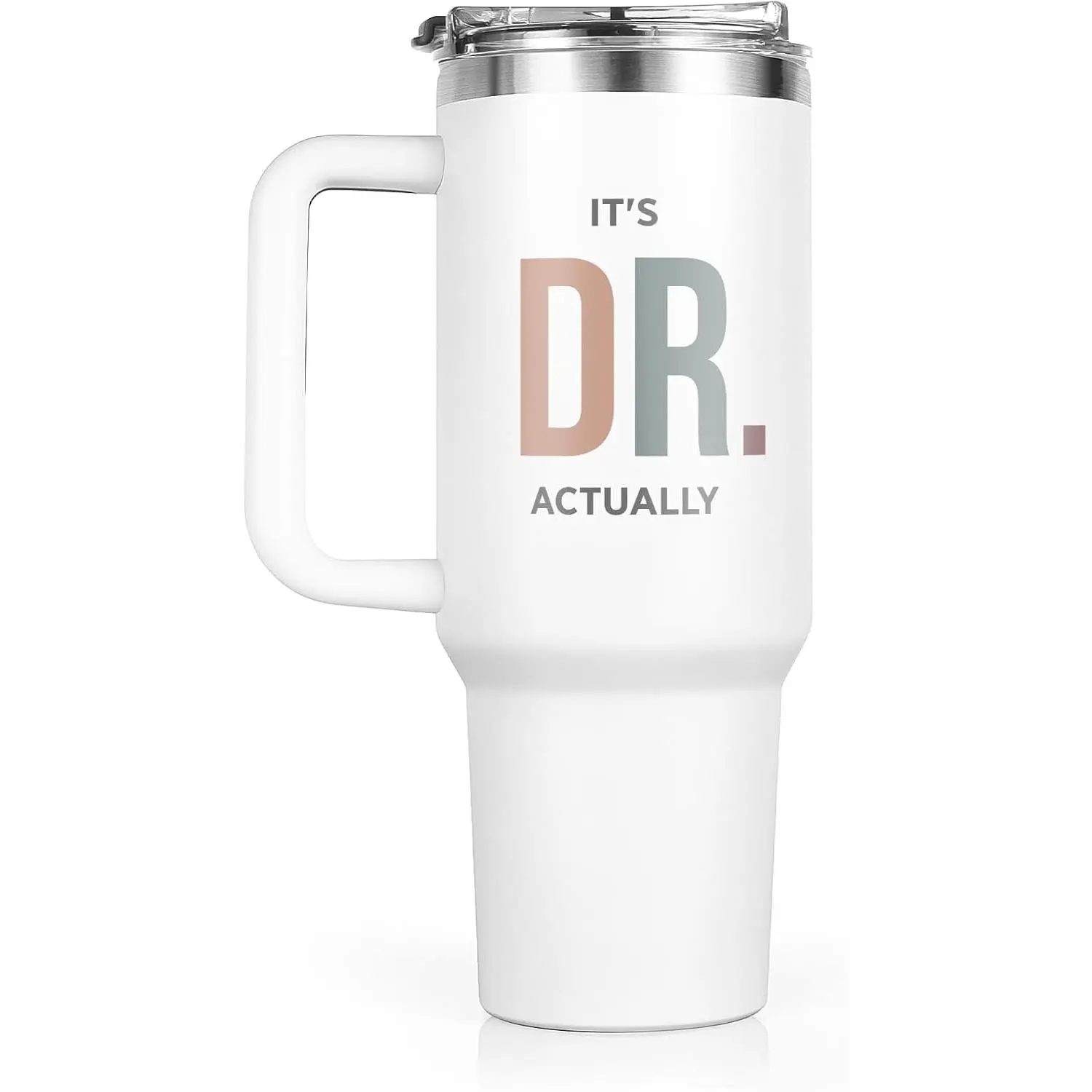 PhD Graduation Gifts, It's Dr Actually Tumbler 40oz, Doctor Phd Doctorate Gifts for Women Men Doctoral Graduates, Doctorate Doctor Graduation Gift