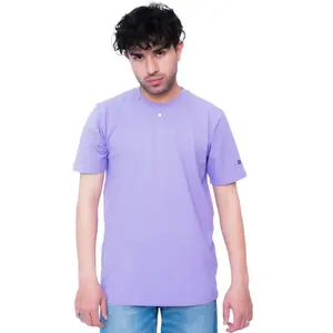 Odn. Unisex Regular-Fit T-Shirt - Lilac, 95% Cotton & 5% Spandex, Short Sleeve, Crew Neck, Casual, Machine Washable, Durable Fabric - Menswear, Man
