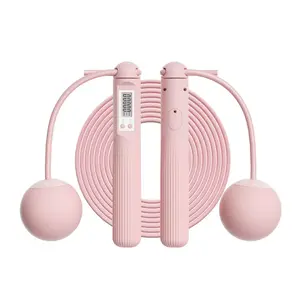 Wireless Jump Rope with Digital Display and Adjustable Length for Fitness and Exercise