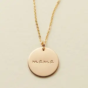 Mama Disc Necklace