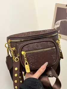 Women's Fashionable Zipper Shoulder Bag, Casual Versatile Crossbody Bag for Daily Commuting, Shopping, Dating, Trendy All-match Commuter Bag, Cross Body Bags