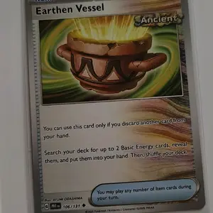 Pokemon Trainer Item Earthen Vessel Ancient SV Prismatic Evolution 2025 Uncommon #106 Card Game