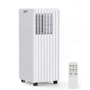 Garvee 8000 BTU Portable Air Conditioner, Cools Up to 250 Sq.Ft, 3-in-1 Portable AC Unit with Remote Control, Quiet Sleep Mode, 24H Timer for Small Room Bedroom Office