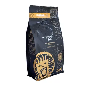 Black Lion Cafe Ethiopian Harar Coffee Beans – Single Origin Arabica, Fresh Roasted Premium Coffee, 16 oz