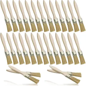 48 Pack 1 Inch Paint Brushes, All-Purpose Chip Brush Set for Painting, Stains, Varnishes, Epoxy, Glue, Gesso, Walls & Wood Surfaces