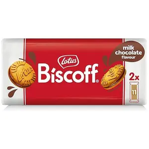Lotus Biscoff Sandwich Cookies, Milk Chocolate Cream, 22 Cookies per pack, 7.76 Ounce