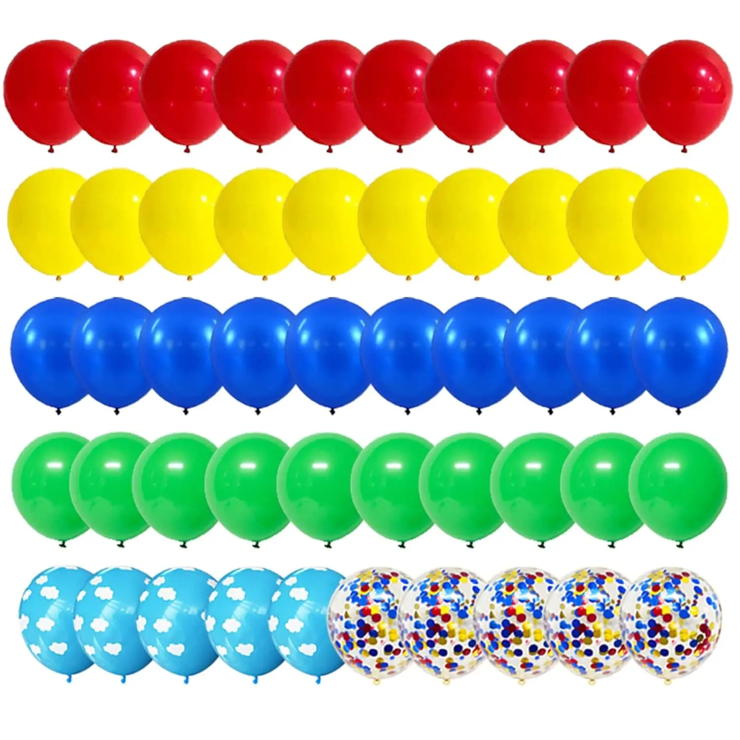 122Pcs Circus Party Supplies with Red, Green Balloons and 16Ft Arch Tools for Carnival Decorations