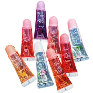 Starry Honey Lip Gloss Moisturizing Sweet Fruit Flavors Enriched with Vitamin E Hydrating Transparent High-Shine Universal Gloss