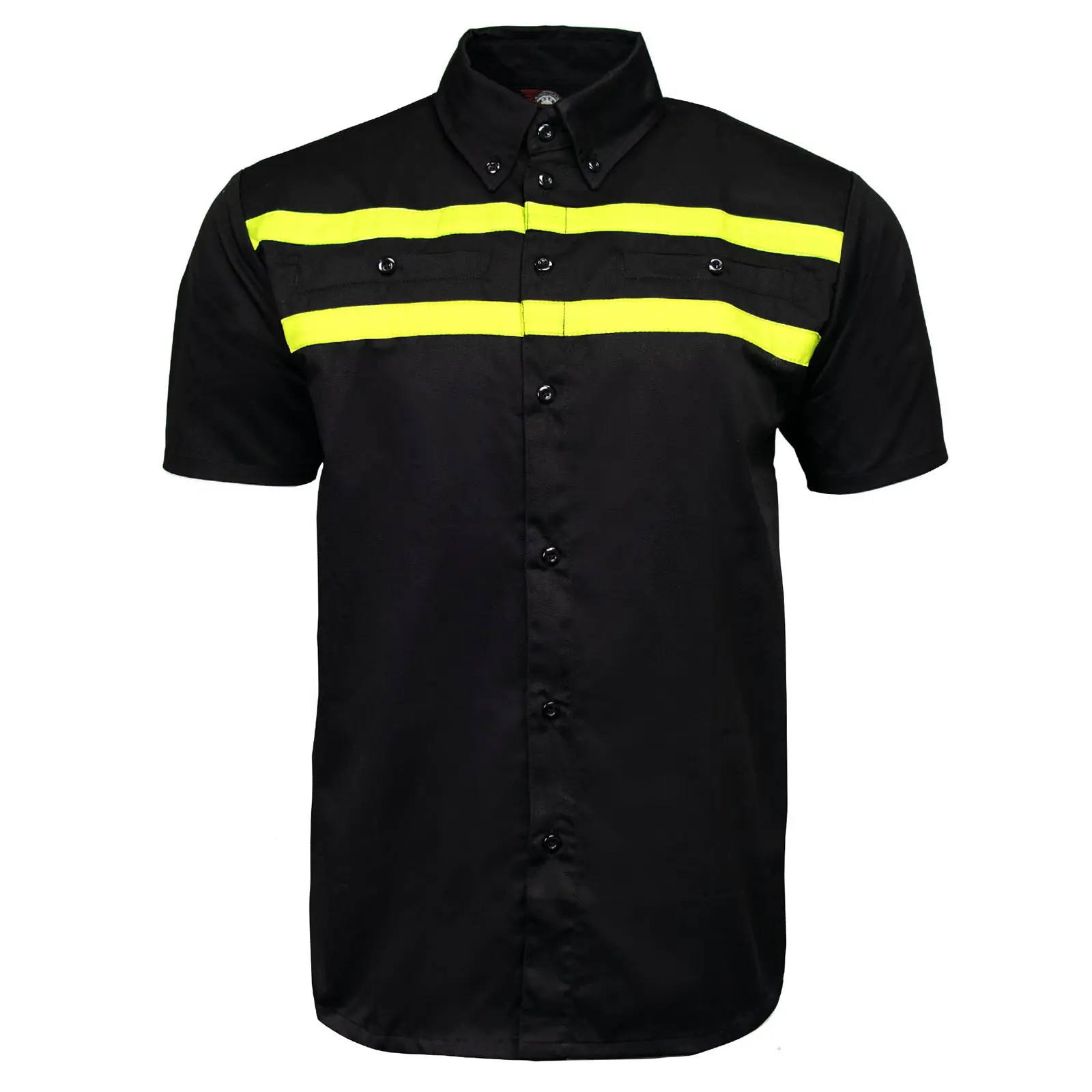 MMCC Men's Petrol Classic Mechanic Button Up Shirt - Dual Chest Pockets - Microfiber Panel - Rider Ready - MMC16005