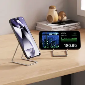 ins wind metal plate bracket ipad desktop lazy support frame wrought iron shelf countertop rack