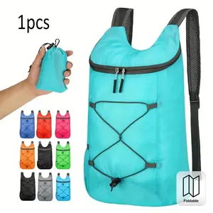Ultra-Light Foldable Backpack, Durable Daily Use Bag, Ideal for Outdoor Activities and Sports, Perfect for Camping and Cycling