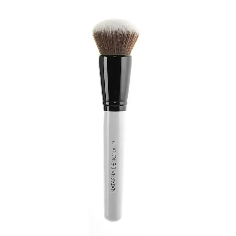 Natasha Denona No. 21 Large Body Shimmer Brush for Makeup Application Soft All-Over-Body Brush with Dome-Shaped End 4g