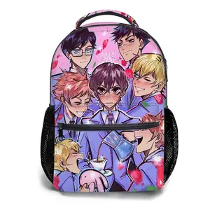 ouran-high-school-host-club-Backpacks for Girls, Cute School Backpack for Girls Boys, Aesthetic Bookbag for Teens, Lightweight Classic Backpack for Travel, Work, Picnic A-98