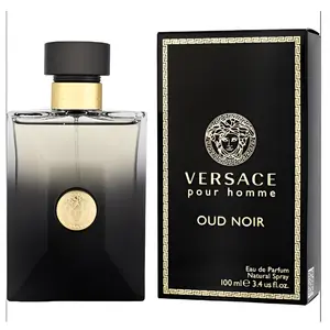 Versace Oud Noir for Men Eau de Parfum Spray, 3.4 Ounce