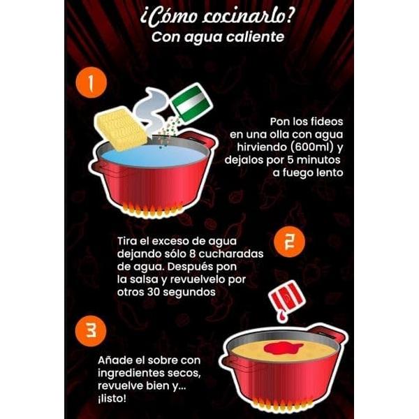 Samyang Buldak Carbo Korean Spicy Hot Chicken Stir-Fried Noodles,Various flavors available, 5 packs Food Instant