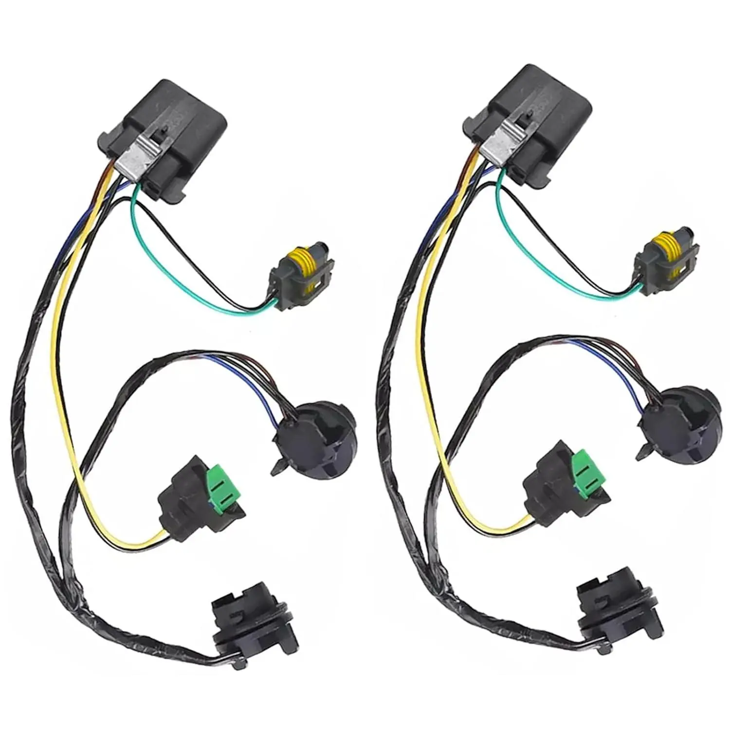 Headlight Wiring Harness 645-745 15841609 25962806 for 2007-2014 Chevrolet Silverado GMC Sierra 1500 2500HD 3500HD