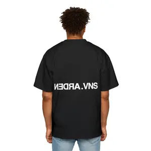 Reverse Premium Tee - Premium Oversized Cotton Tee, Heavyweight Boxy Drop Shoulder Shirt, Elevated Basics