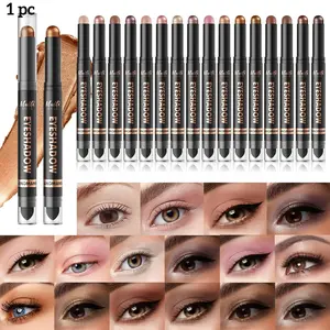 Double Head Pearlescent Eyeshadow Pen Waterproof Lasting Waterproof Lazy Eye Makeup Brightening Highlight Aegyo Saliva
