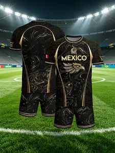 Mexican main football uniform, suitable for team sports, football matches, and for fans to wear, Mexico Soccer Shirt