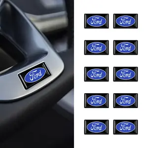 10/20pcs Car Styling 3D Emblem Epoxy Decoration Stickers Car Accessories For Ford Focus 2 3 4 MK2 MK3 MK4 ST F150 Mondeo Fiesta Fusion Ranger Mustang Shelby Kuga Edge Explorer Ecosport Transit Escape