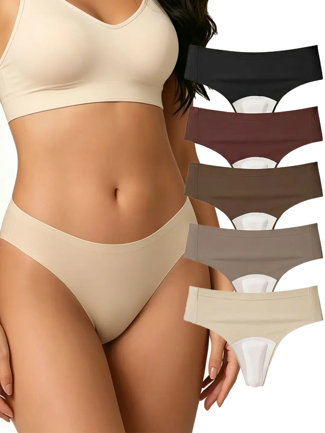 [Limited Time Deal]] Camel Toe Cover Thongs for Women - G-String, Seamless Design, Basic Fit, Machine Washable, Comfortable Underwear - Womenswear Everyday # SummerVibes Soft Panties # SummerWins # TikTokShopDealsforYouDays