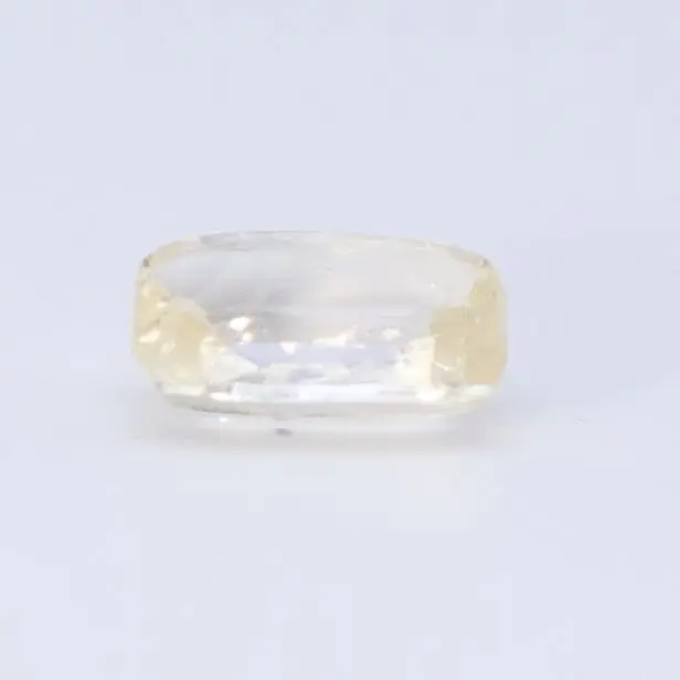 2ct Yellow Sapphire SI1 Princess Shape (8.7x6.4x3.2 mm) Unheated gemstone from Sri Lanka