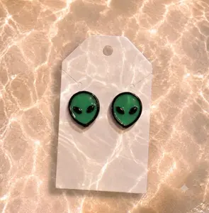 Cosmic Abduction Costume Jewelry Stud Earrings - Fashion Daily Wear Accessory