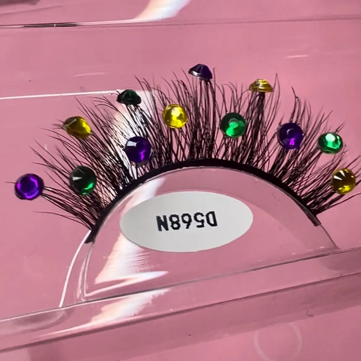 Mardi Gras Rhinestone Lash