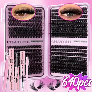 10D-100D Lash Kit | Natural Long-Lasting False Lashes, Beginner-Friendly, Includes Bond & Seal – Easy DIY Lash Extensions at Home ✨ #SummerVibes