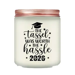 Graduation Gift for Her Him - Graduation Candle for Women Men - 2026 Graduations Gifts for Masters Degree, College, High School, PhD - Lavender Scented Candles Home Fragrances Aroma Decor