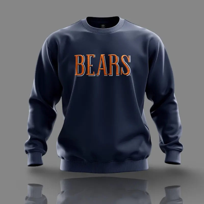 Bears Embroidered Sweatshirt