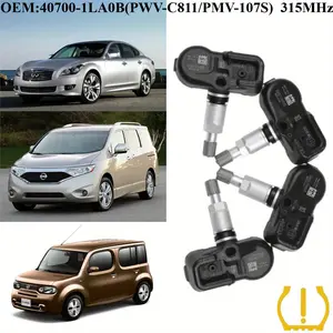 1Pcs/4Pcs OEM#407001LA0B(PWV-C811/PMV-107S) #315MHz TPMS/Tire Pressure Sensors Tire Pressure Monitoring System For #NISSAN:370Z/ELGRAND/CUBE/LEAF/PATROL/JUKE/MAXIMA/QUEST #INFINITI:FX/EX/G/M-Series/Q25/Q40/Q60/Q70/QX50/QX56/QX70/QX80