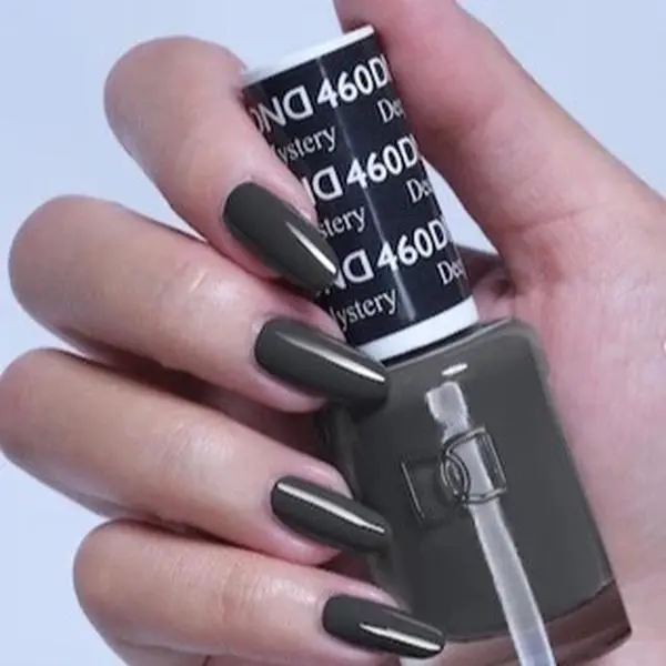 DND 460 Deep Mystery Gel and Lacquer Duo nail care nail art color