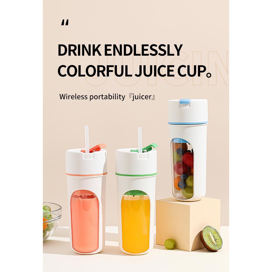 Kitchen Electric Juicer USB Charging Wireless Juices Blender Fruit Orange Mixer Squeezer Machine Ice Crush Cup Food Processor