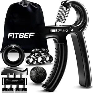 FitBeast Grip Strengthener Forearm Strengthener Hand Grips Strengthener Kit - 5 Pack Adjustable Resistance