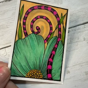 Flourish — Original ACEO Art Card